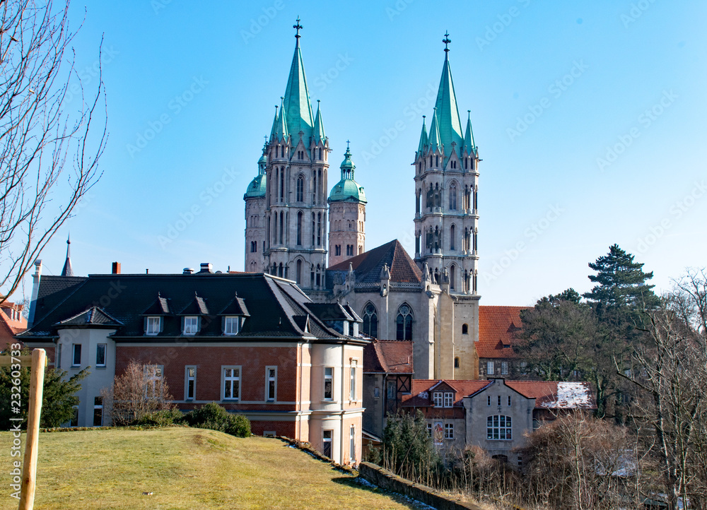 In der Altstadt von Naumburg, Sachsen-anhalt, Deutschland 