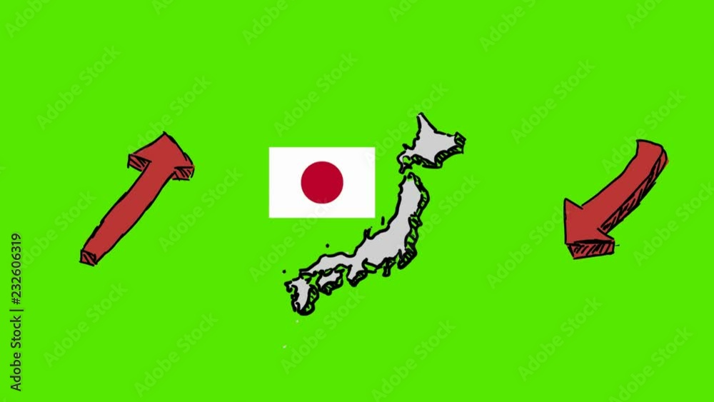 Japan - Hand Drawn Animation - 2D Drawing Japan - Hand Drawn Animation - 2D Drawing