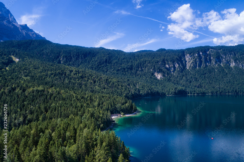 Naklejka premium Majestic Lakes - Eibsee