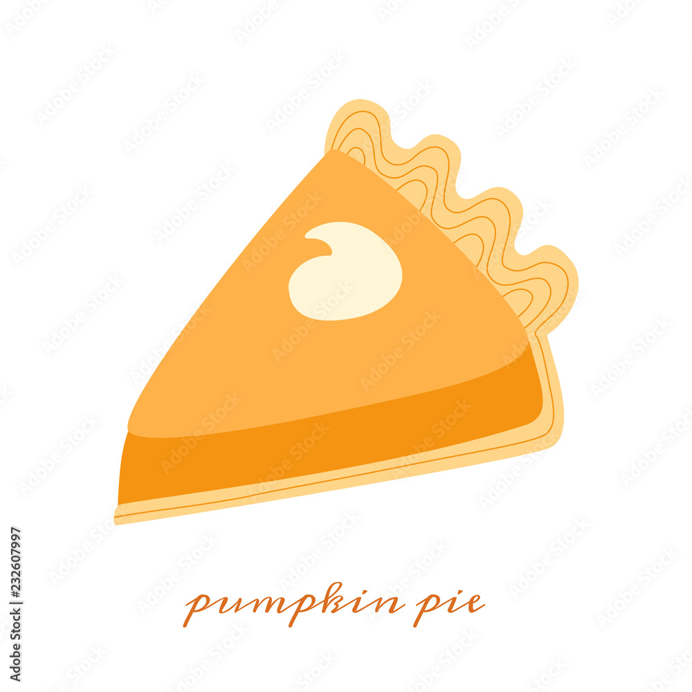 Pumpkin pie hand drawn vector illustration of a series of recipes with pumpkin Pumpkin pie hand drawn vector illustration of a series of recipes with pumpkin