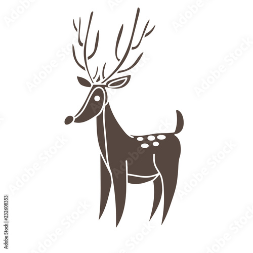 Deer graphic vector