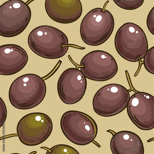 olive vector pattern