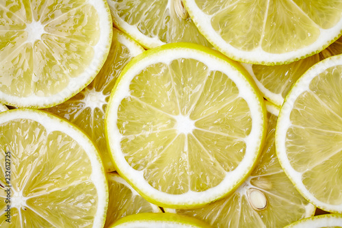 Cross section view of a Lemon
