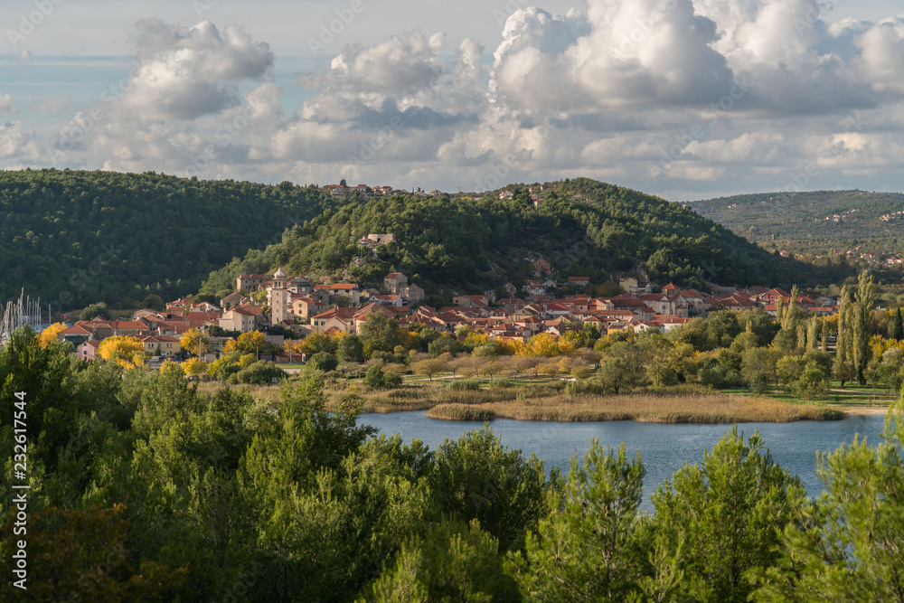 Village de Skradin parc naturel Krka Croatie