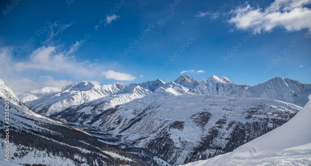 Panorama della Val Ferret da PAVILLON DU MONT-FRÉTY