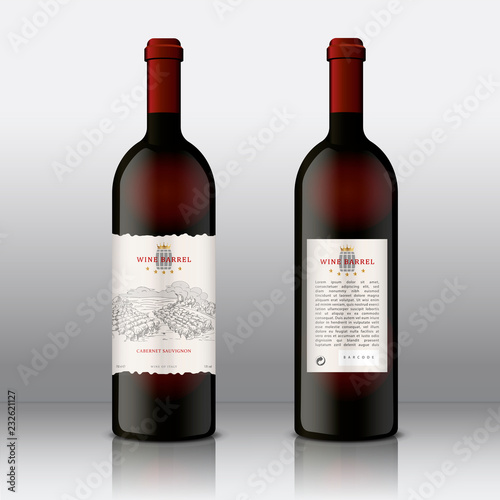 Modern Hight Quality Wine Labels
