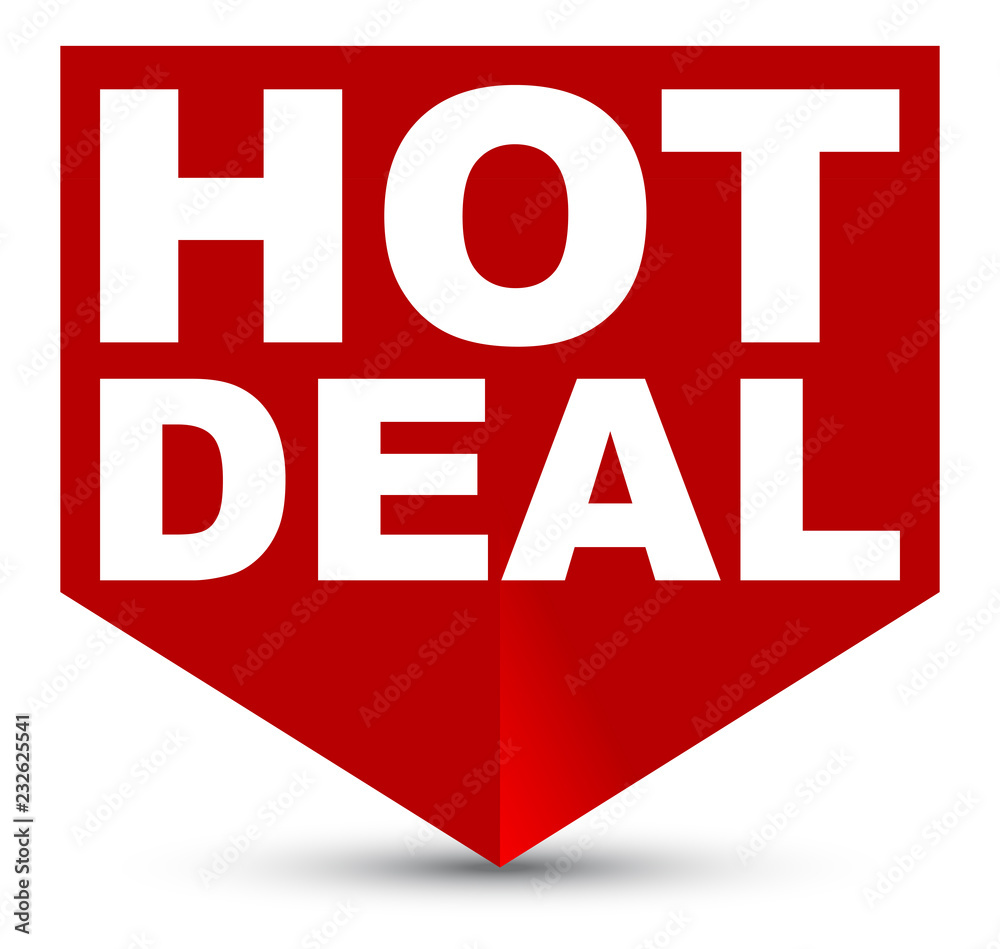 red vector banner hot deal red vector banner hot deal