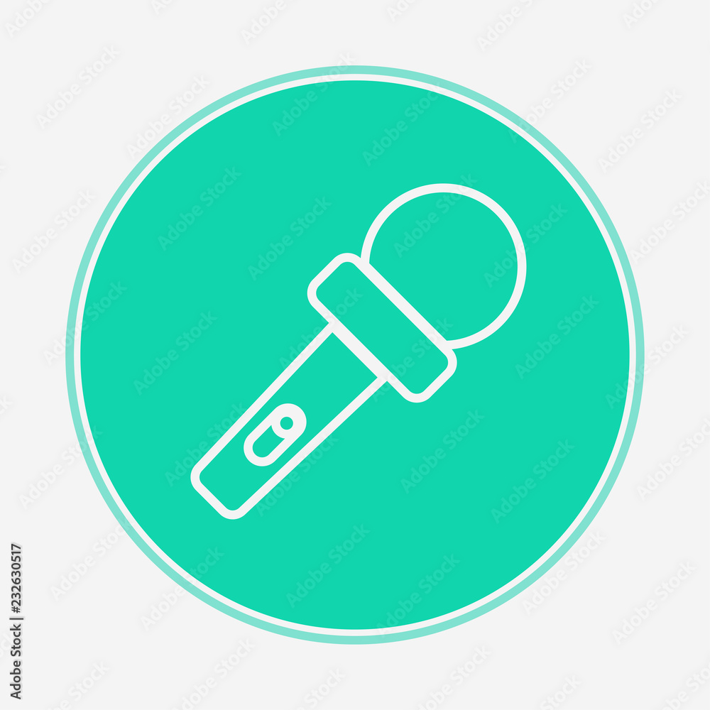 Microphone vector icon sign symbol Microphone vector icon sign symbol