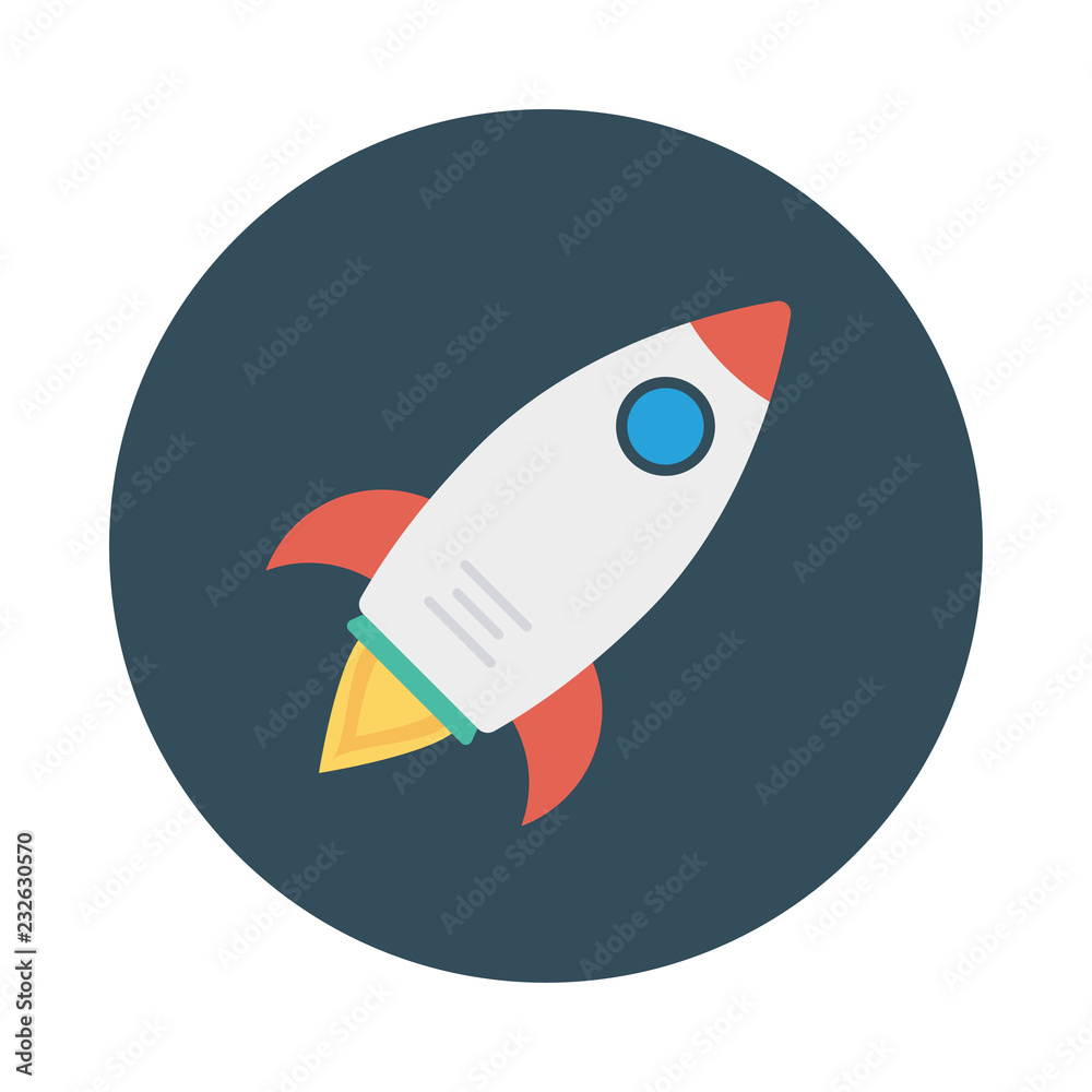 Fototapeta premium rocket startup launcher