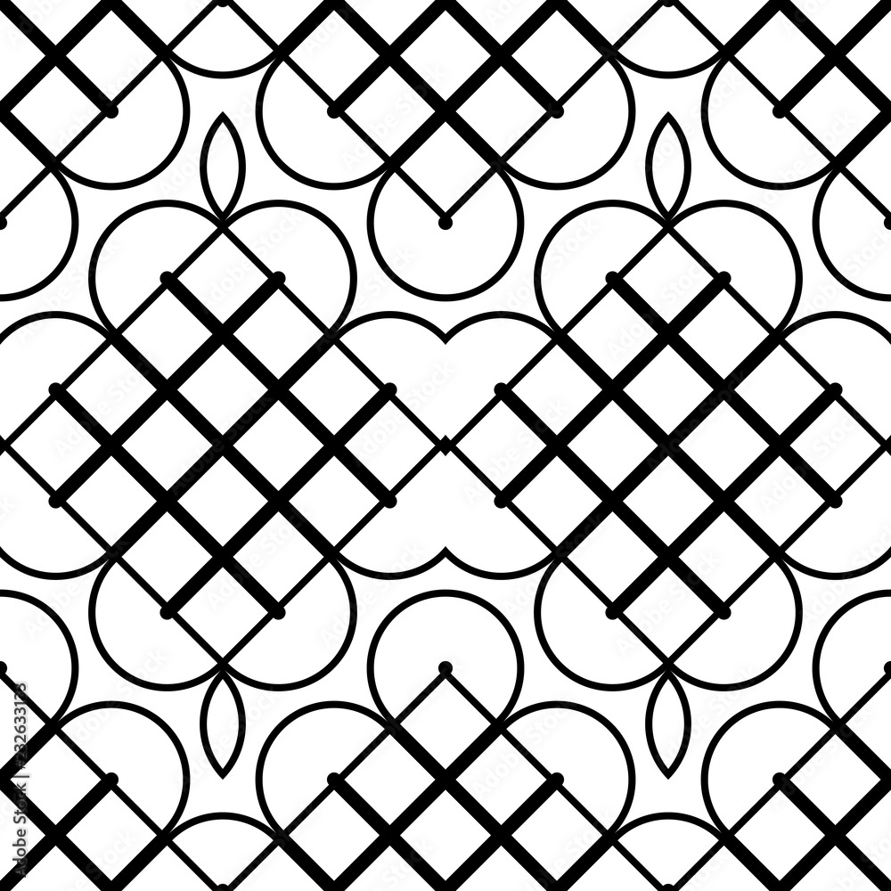 Design seamless monochrome diamond pattern Design seamless monochrome diamond pattern