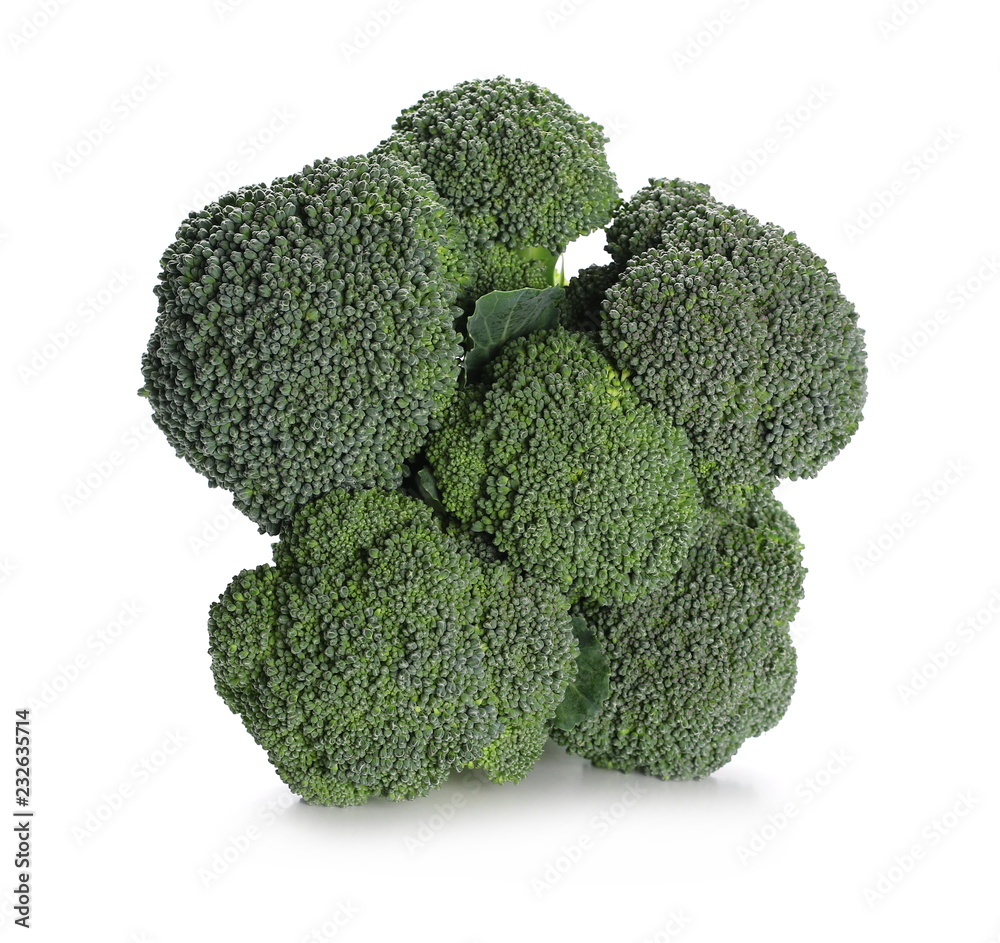 Fresh broccoli isolated on white background Fresh broccoli isolated on white background