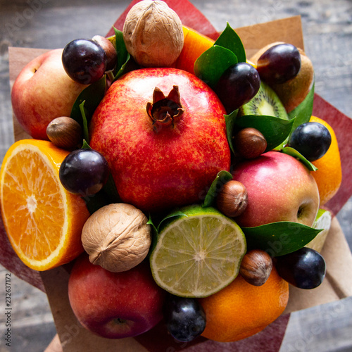 bright bouquet of fruit