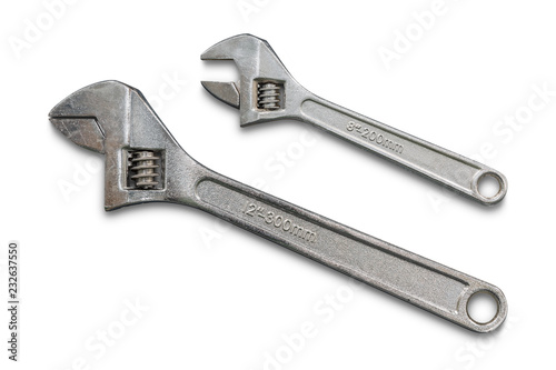 8-inch and 12-inch adjustable spanners © teptong