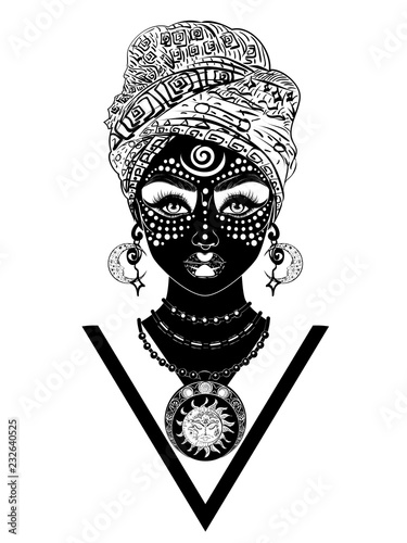 African voodoo woman