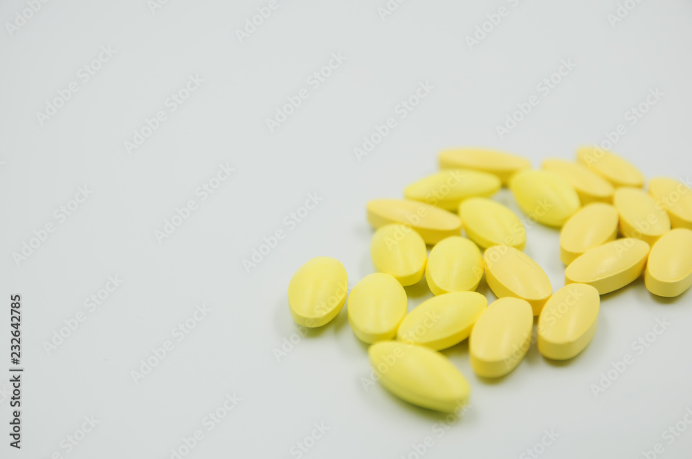 colorful medicine. Pharmacy on white background colorful medicine. Pharmacy on white background