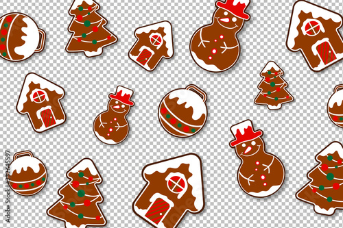 Lebkuchen Kekse - Freisteller
