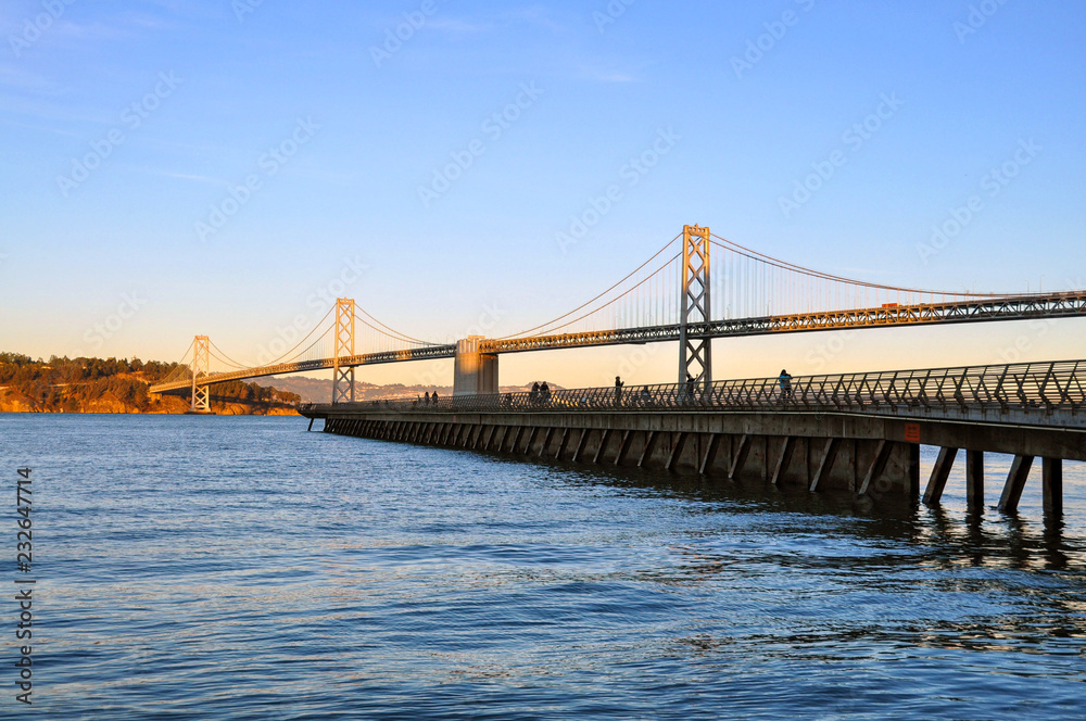 Fototapeta premium Bay Bridge from San Francisco to Oakland