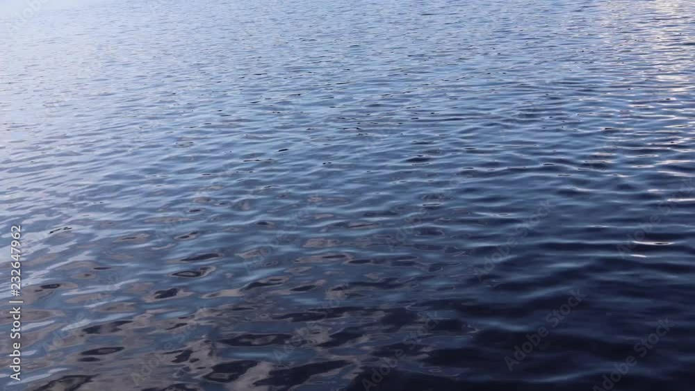 Water surface with ripples and circles on the water from thrown stone Water surface with ripples and circles on the water from thrown stone