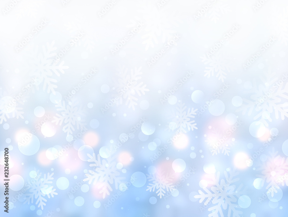 雪と光の背景 雪と光の背景