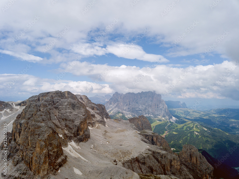 Dolomite Mountain Peak - Unesco
