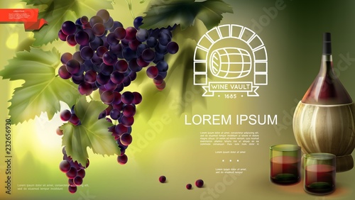 Realistic Winemaking Industry Background