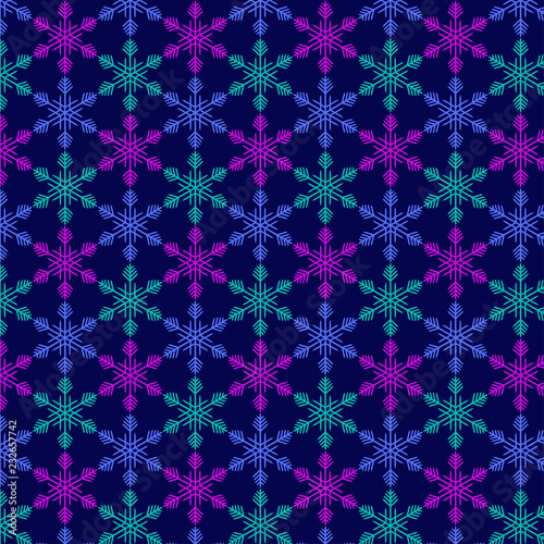 Pattern from snowflake without seam