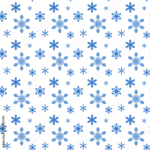 Pattern from snowflake without seam