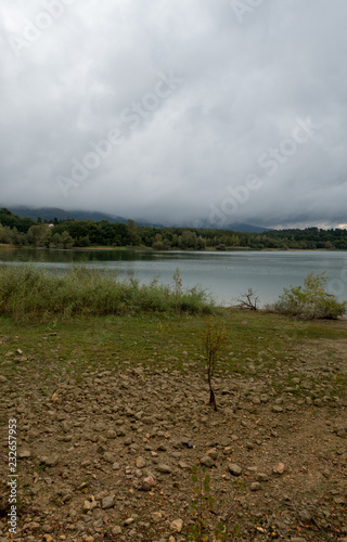 The reservoir of ullibarri-gamboa in Álava, Basque Country photo