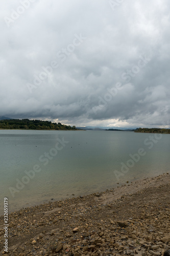 The reservoir of ullibarri-gamboa in Álava, Basque Country