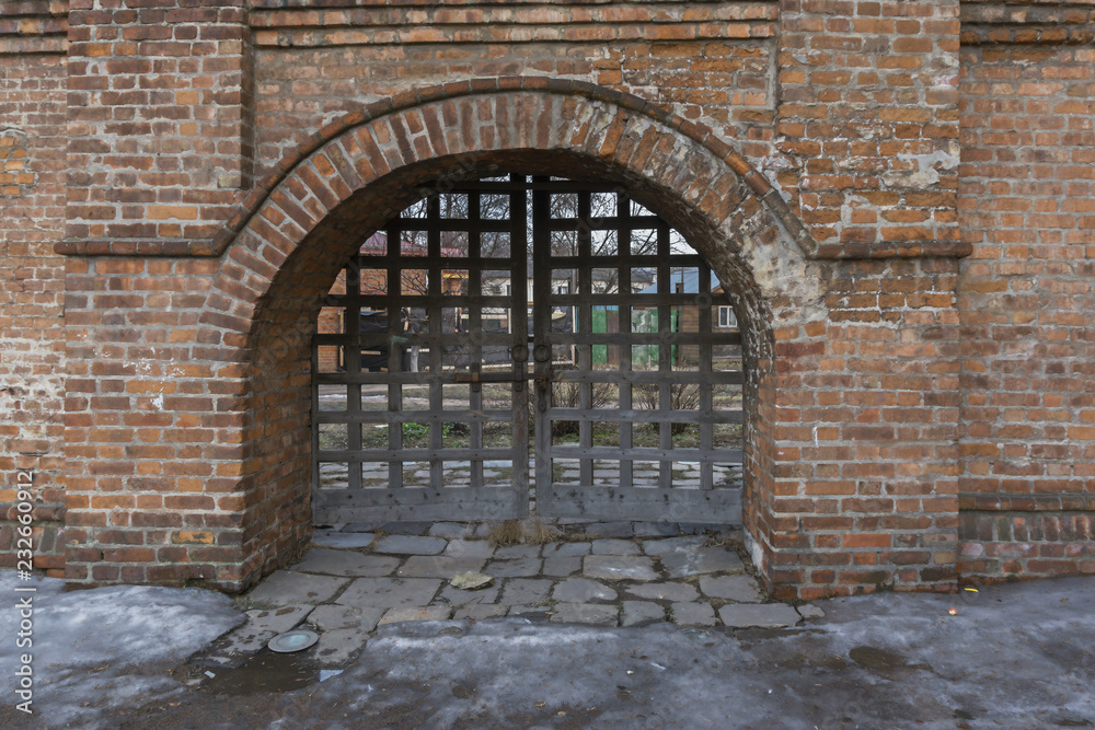 Fototapeta premium Wooden gates