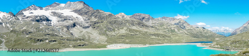 white lake in bernina pass