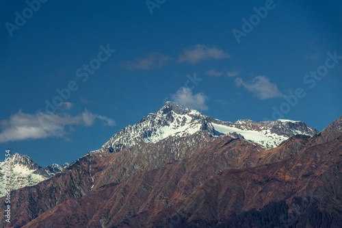 View of mountains. Rosa Khutor. photo