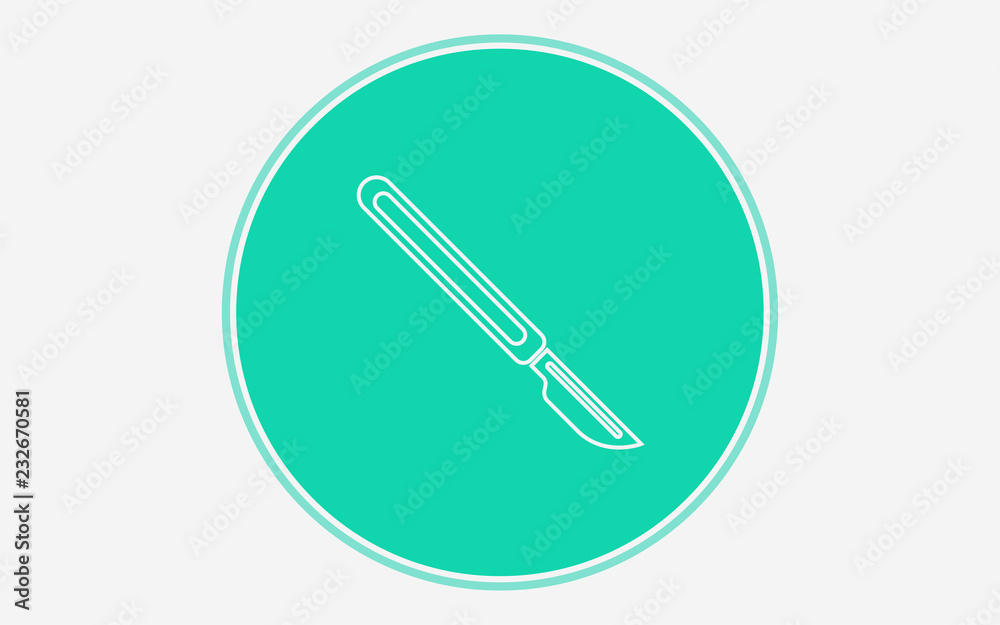 Scalpel vector icon sign symbol Scalpel vector icon sign symbol