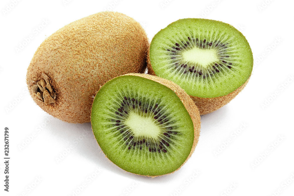 Obraz premium ripe kiwi isolated