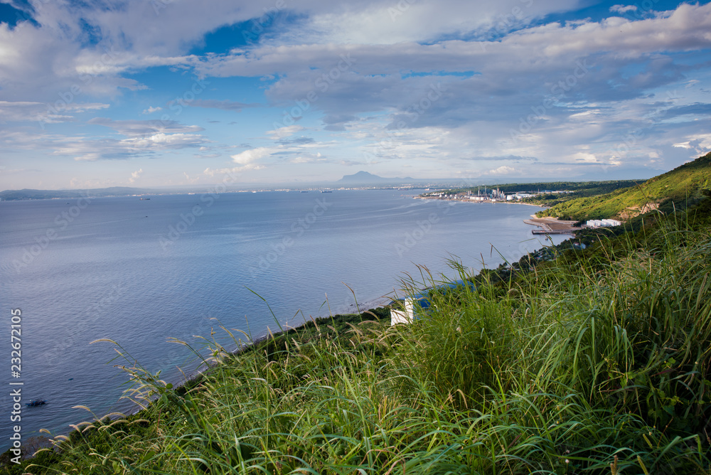 Scenic vista overlooking Batangas City, Philippines