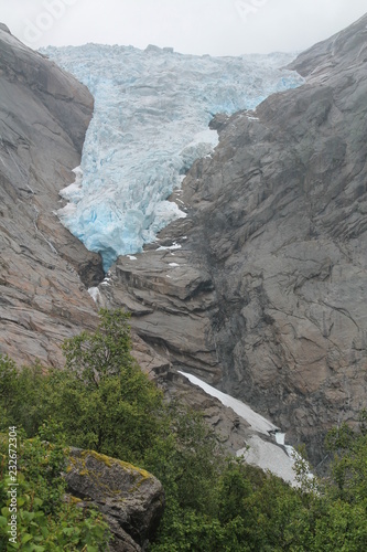 Glacier de Briksdal.