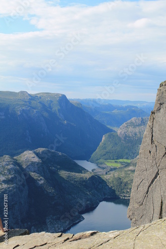 Vue du Preikestolen.