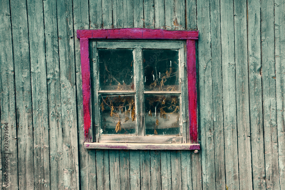 Old Window on Barn Wall Old Window on Barn Wall