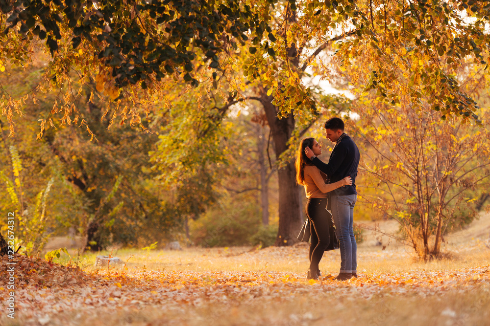 A new love story is about to begin under the autumn leaves.