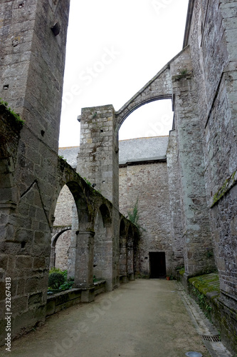 Fototapeta Naklejka Na Ścianę i Meble -  Cloître abbaye Léhon