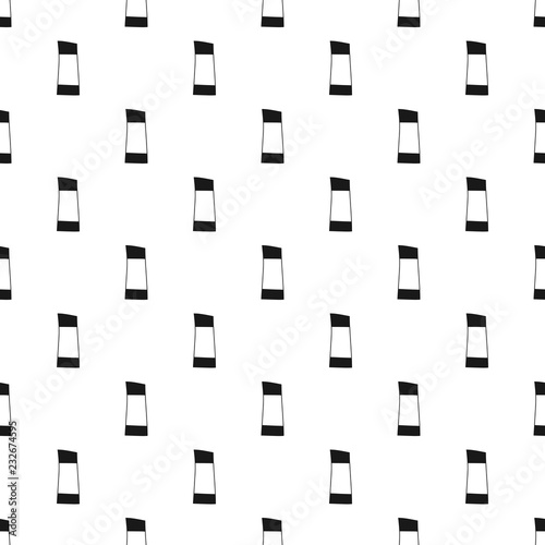 Geometric background with rectangles. Black and white illustration, seamless pattern. Design for wallpaper and cover.