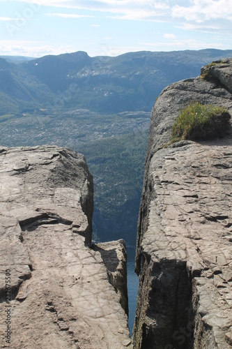 Preikestolen en Norvège.