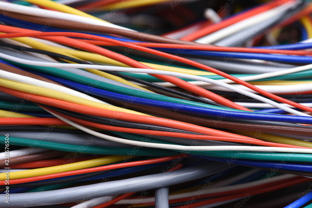 Colored electrical cable Colored electrical cable