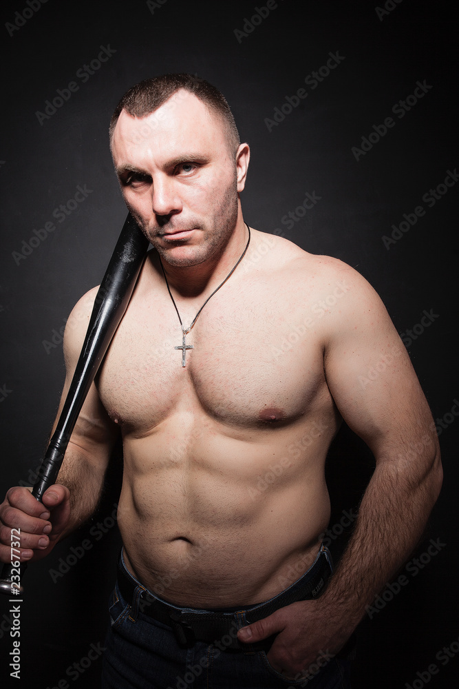 strongman with a bat, forester strongman with a bat, forester