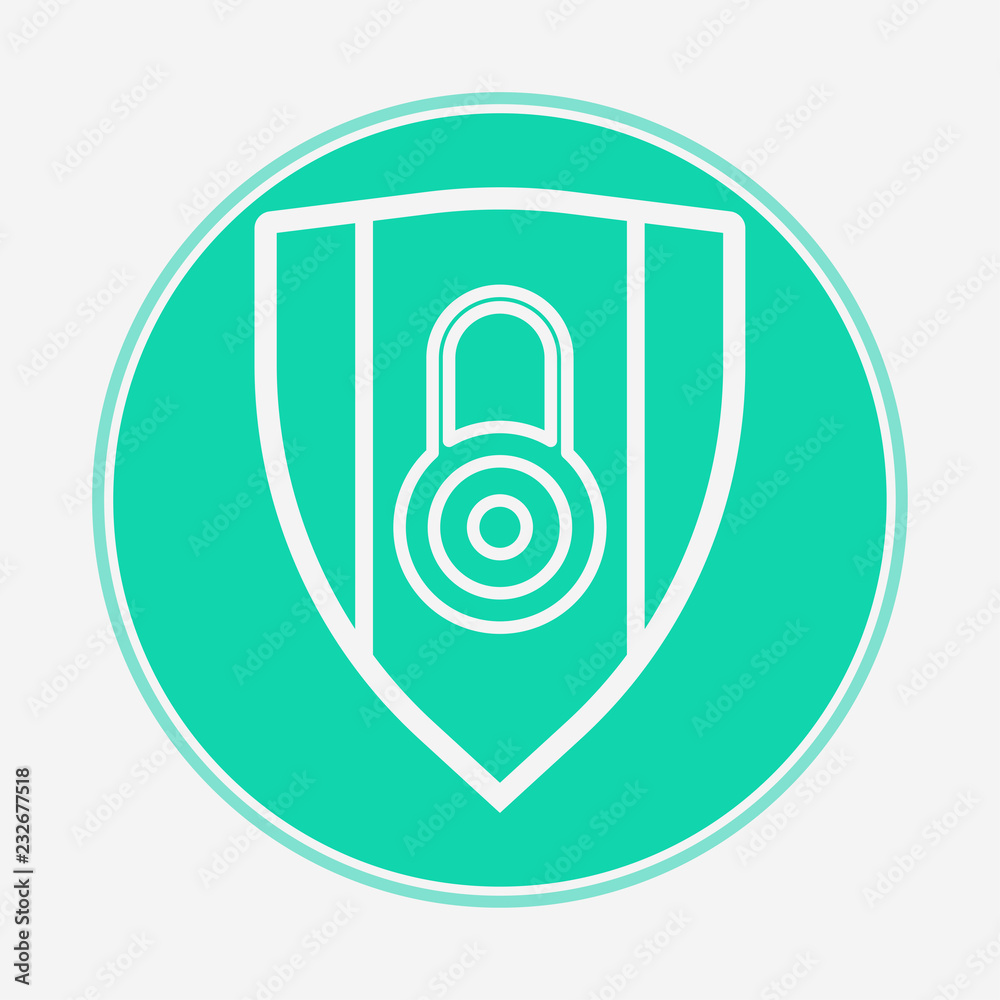 Shield vector icon sign symbol Shield vector icon sign symbol