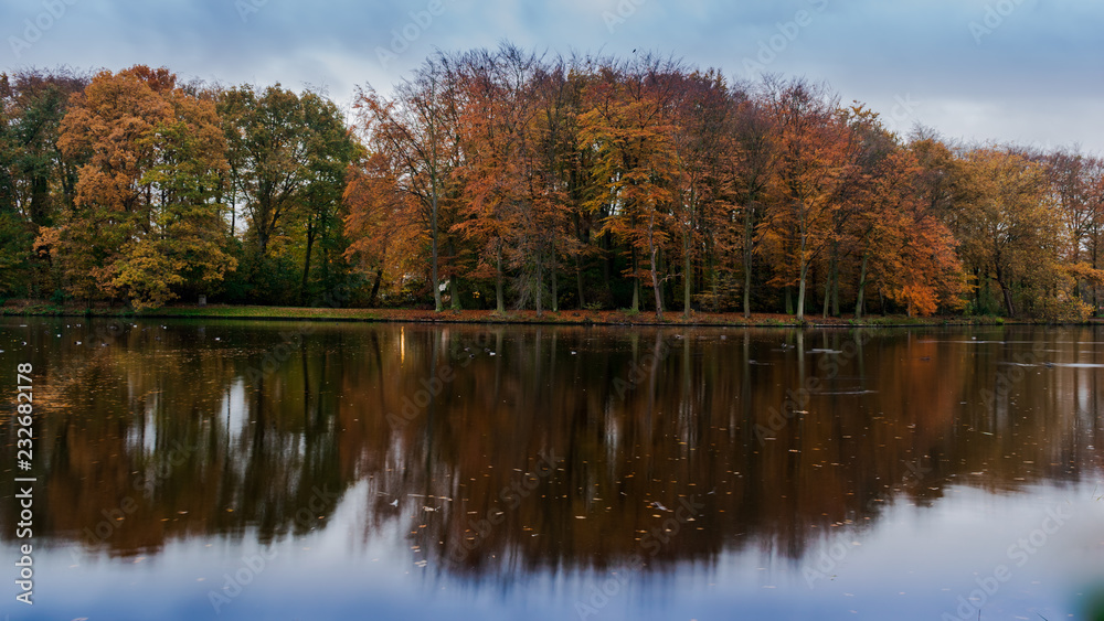 Autumn and its reflection !!