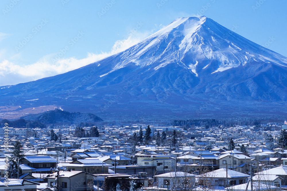 Snow Sunny Fuji - 雪晴れの富士