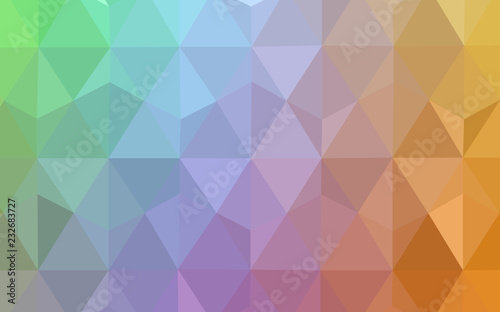 Light Multicolor vector abstract polygonal background.