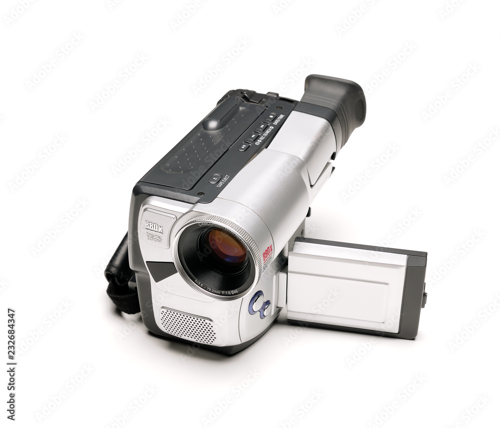 Video Camera, cut out Video Camera, cut out