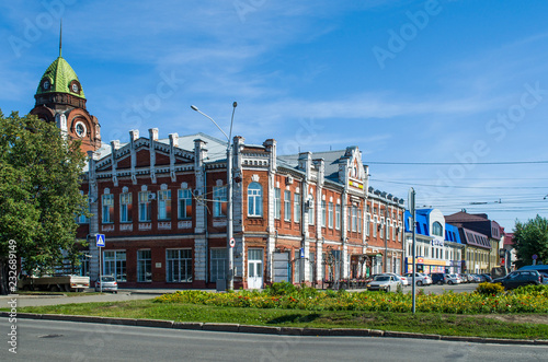 Traces of old Barnaul. The City Of Barnaul. Altai territory.